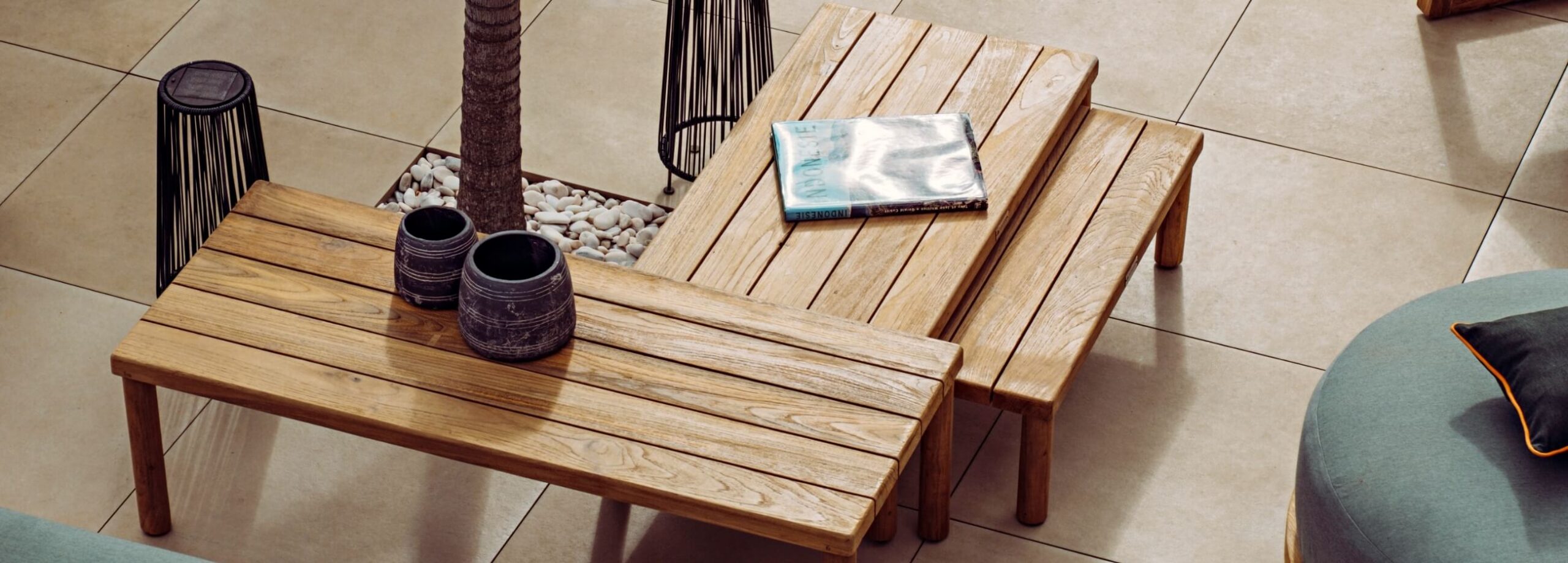 TABLE BASSE CROISETTE